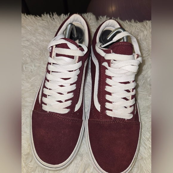 Vans Other - Vans Red and White Sneakers Retro Design